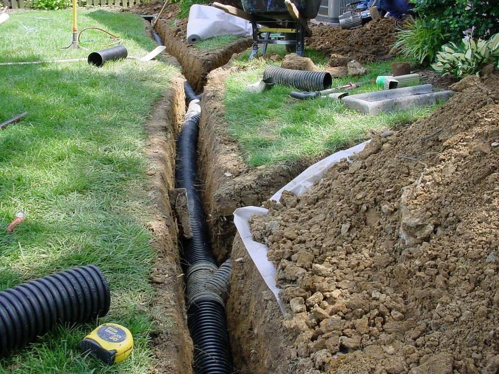 Understanding Yard Drainage Problems, Solutions, and When to Hire Pros - Drainage Trench 2.jpg?wiDth=1000&name=Drainage Trench 2