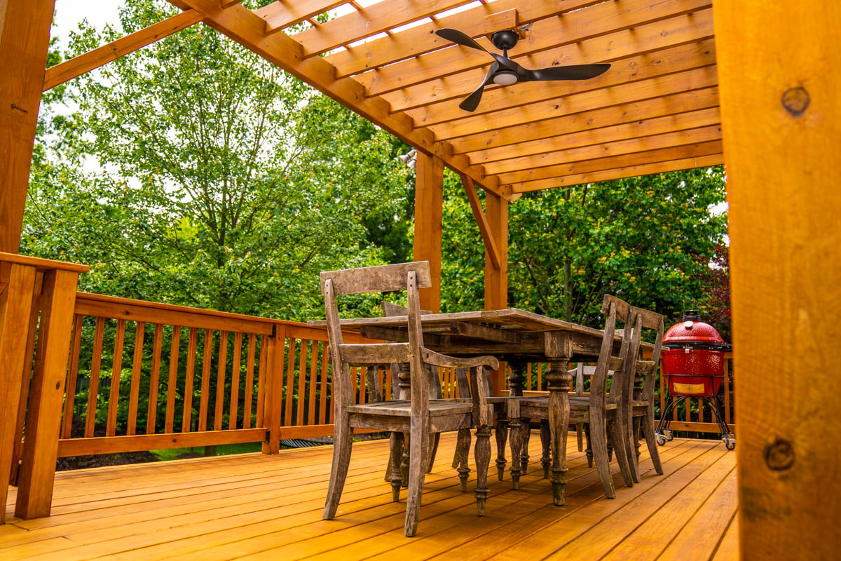 wood deck pergola 7